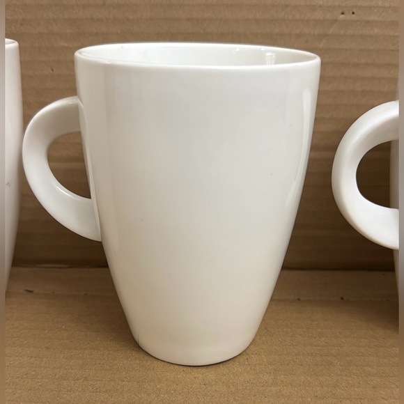 3-MAXWELL AND WILLIAMS EAST MEETS WEST COUPE MUG CUPS 350ml/11.75oz WHITE COLOR - Picture 2 of 6